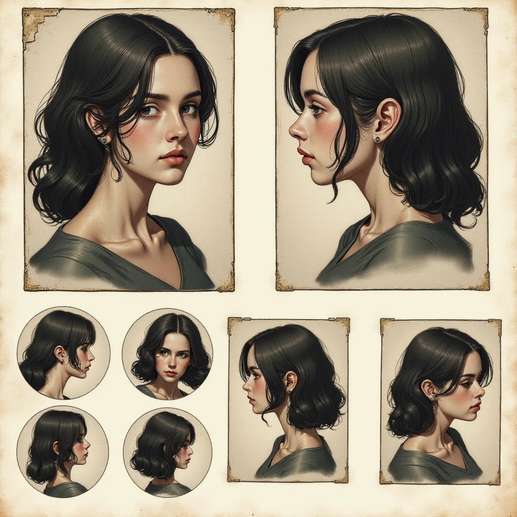 character design sheet - FLUX LORA 👑