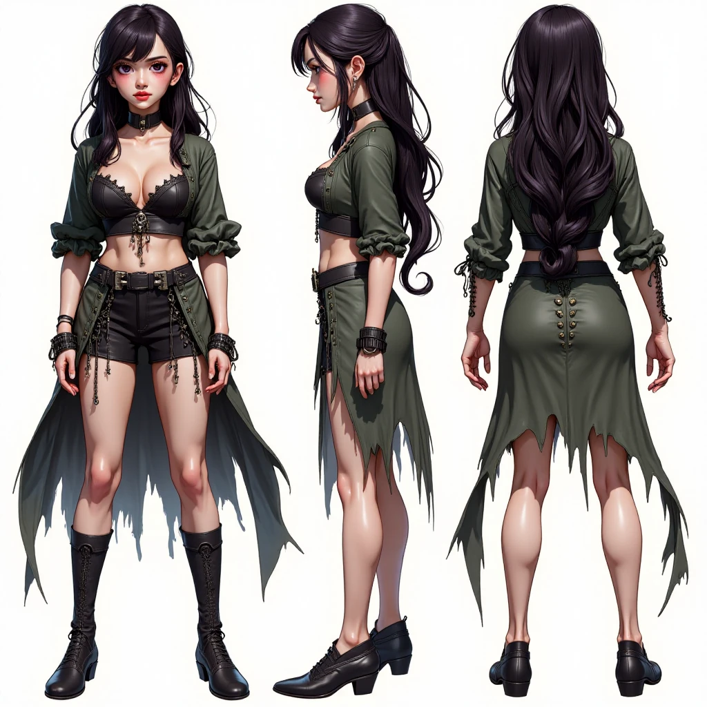 character design sheet - FLUX LORA 👑