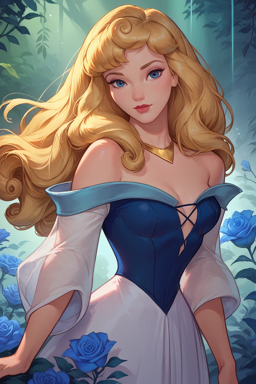 score_9, score_8_up, score_7_up,
<lora:DisneyAurora:0.8>
DisneyAurora, 1girl, blonde hair, blue eyes, long hair, looking at viewer, graceful pose, riverbank at dawn, mist rising, soft colors, peaceful serenity