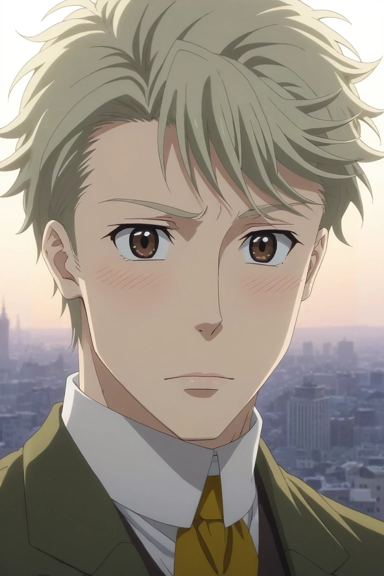 score_9, score_8_up, score_7_up, , rating_safe, intricate details, anime screencap, , official style, , , 1boy, solo, male focus, <lora:john_h_watson_pony:0.98>, john_h_watson, blonde hair, brown eyes, short hair, , rule of thirds, times square, dusk, villain pose, shy, blush, camel costume, <lora:sdxl_lightning_8step_lora:1>