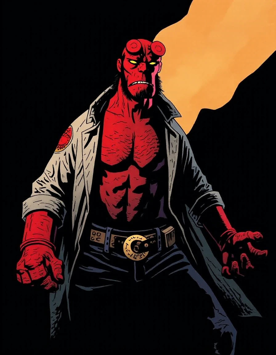 Mike MIGNOLA style FLUX