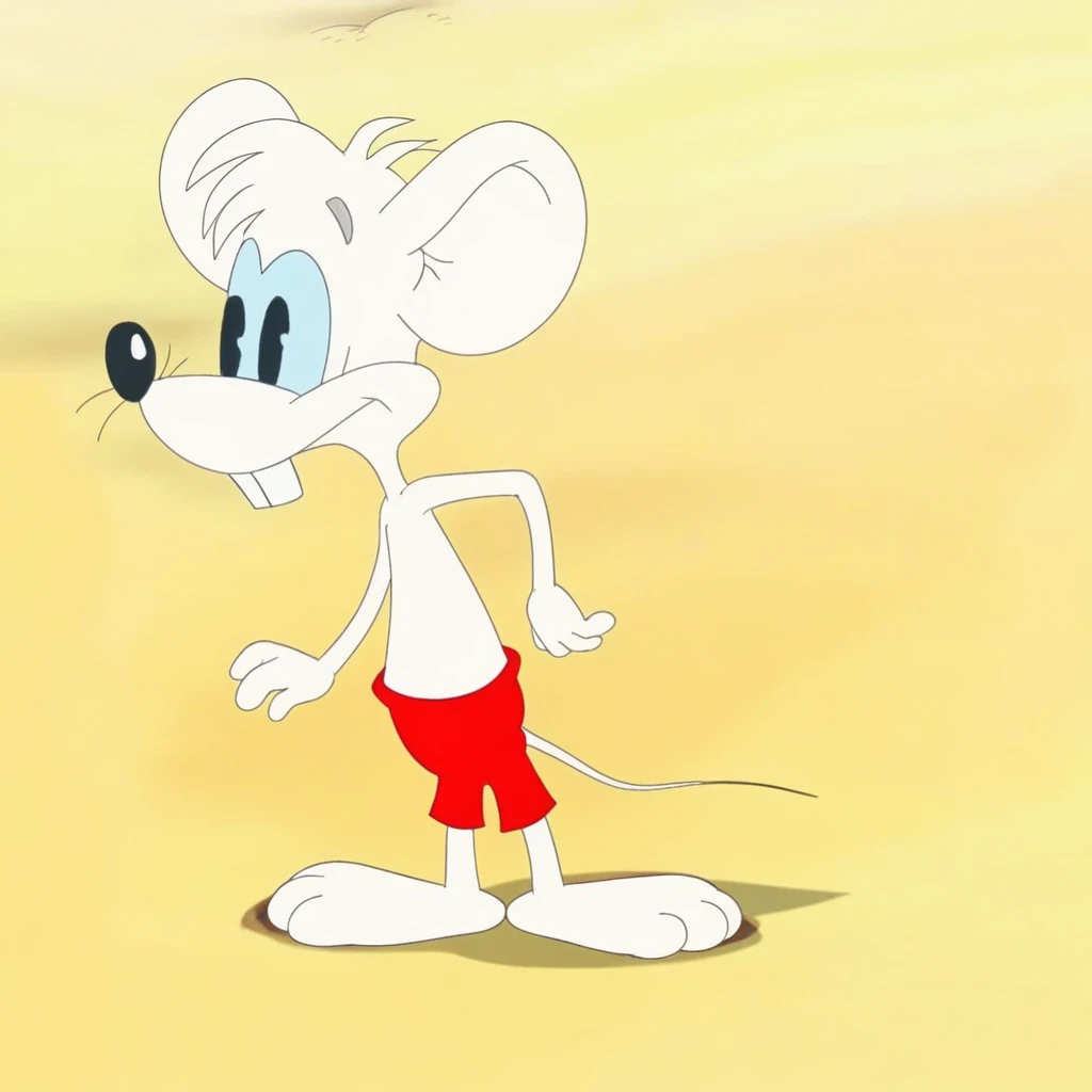 White Mouse. Leo the Cat. V1