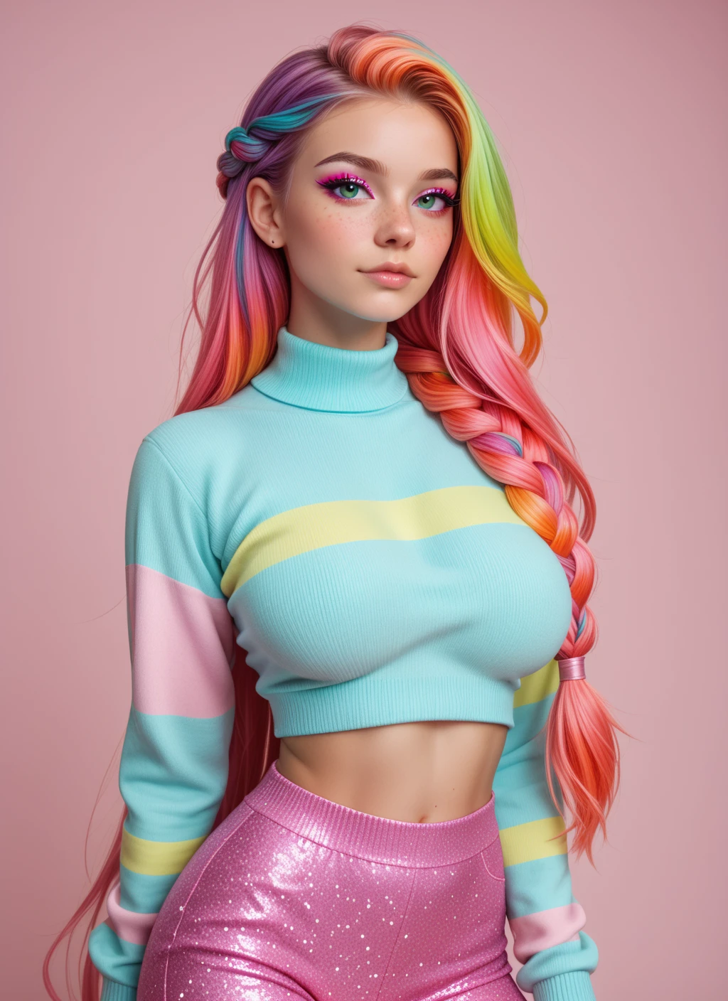 Rainbow Sherbet Pony ( SFW/NSFW ) v2.0