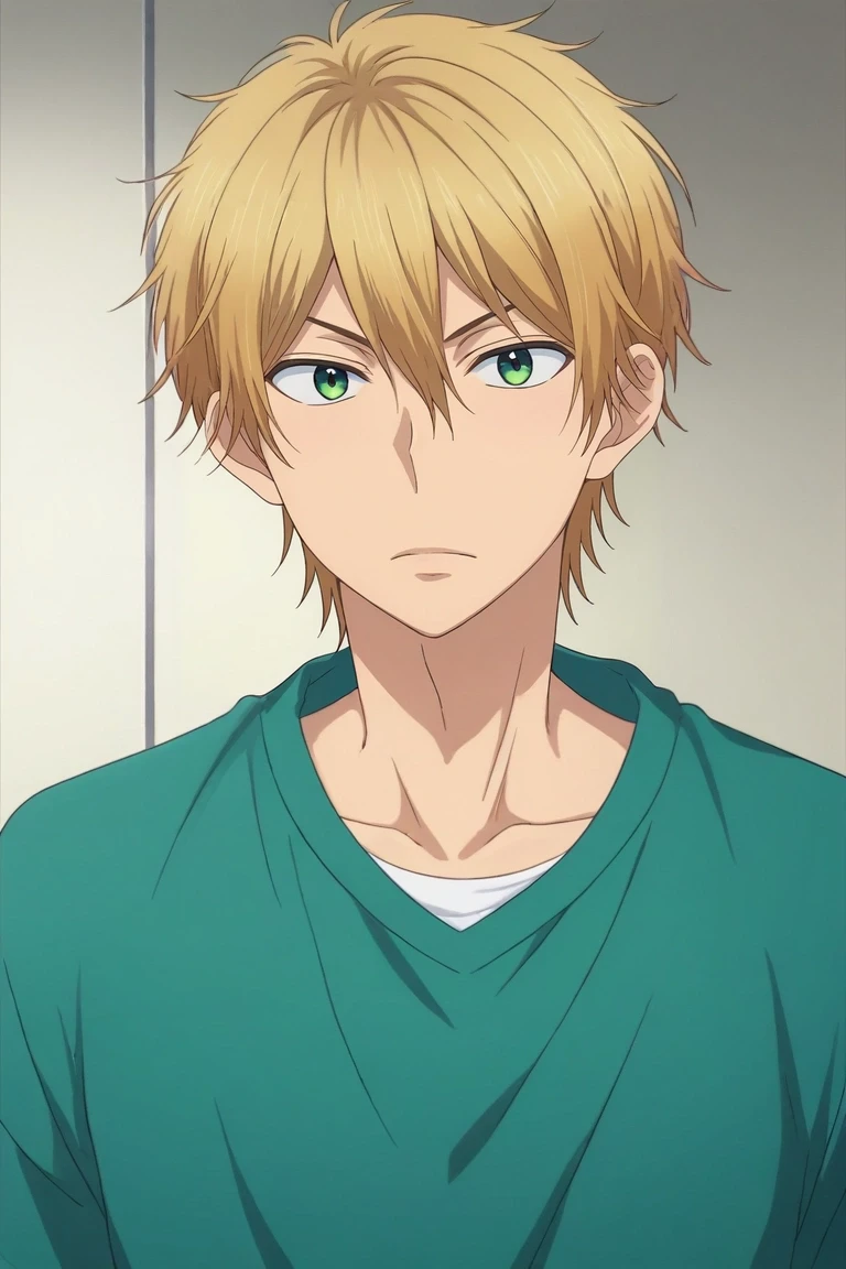 score_9, score_8_up, score_7_up, source_anime, rating_safe, , (photorealistic:0.6), looking at viewer, , 1boy, solo, male focus, <lora:nozomu_nanashima_pony:0.86>, nozomu_nanashima, blonde hair, green eyes, short hair, hair between eyes, , , <lora:sdxl_lightning_8step_lora:1>