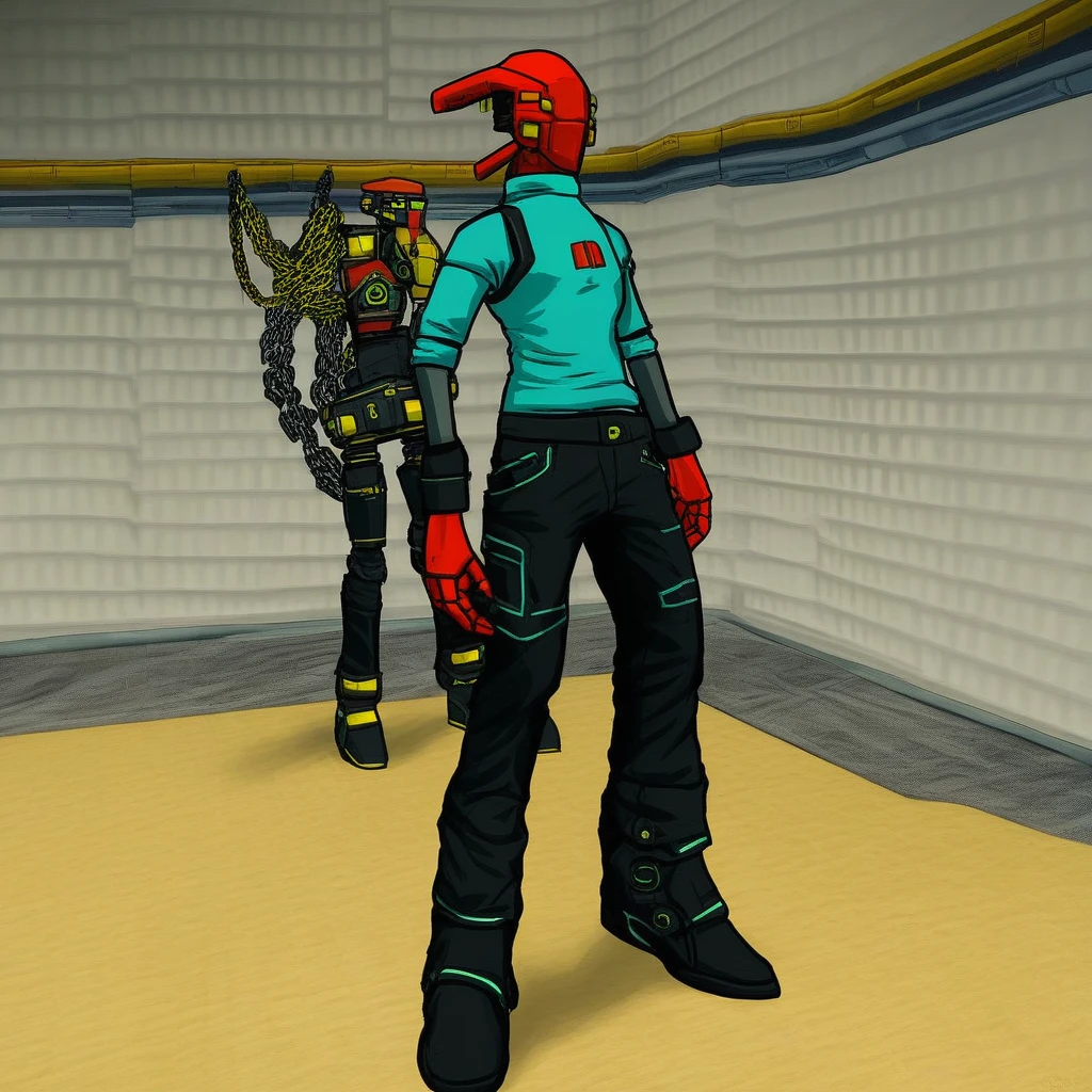 (red clothing) Bomb Rush Cyberfunk - pony V1