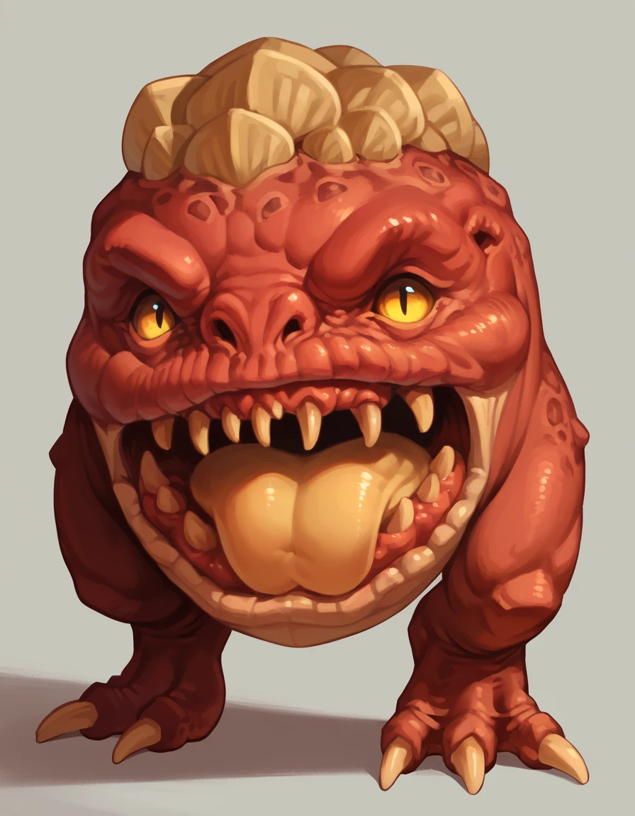 score_9, score_8_up, score_7_up, score_6_up, 2d, source_cartoon, chibi, cute,
Squig, monster, teeth, no humans, yellow eyes, solo,
<lora:Squig:0.9>