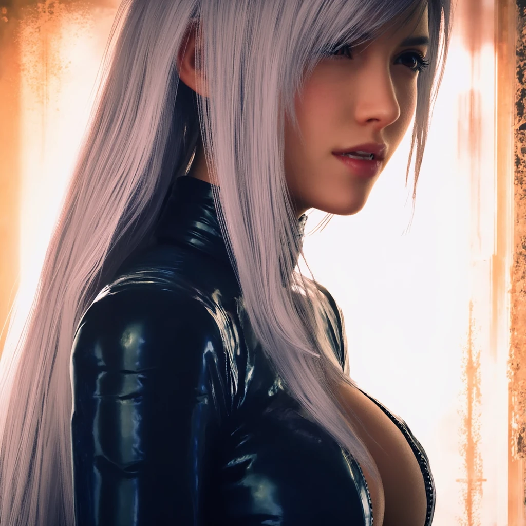 TifaCatsuit,  <lora:Tifa-Catsuit-Final-Fantasy:1>