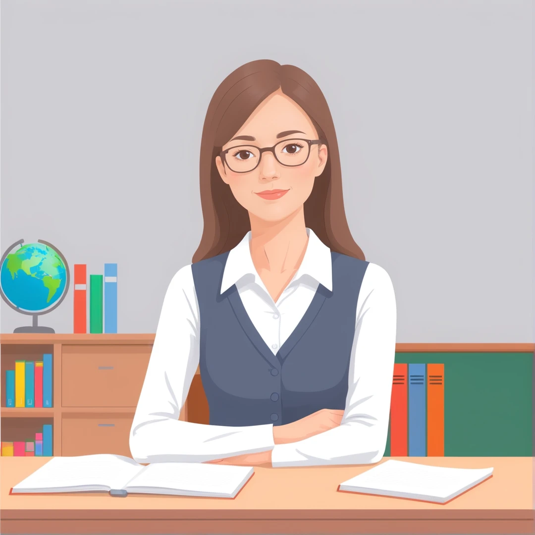 light vector, school, female teacher, <lora:light vector:1>