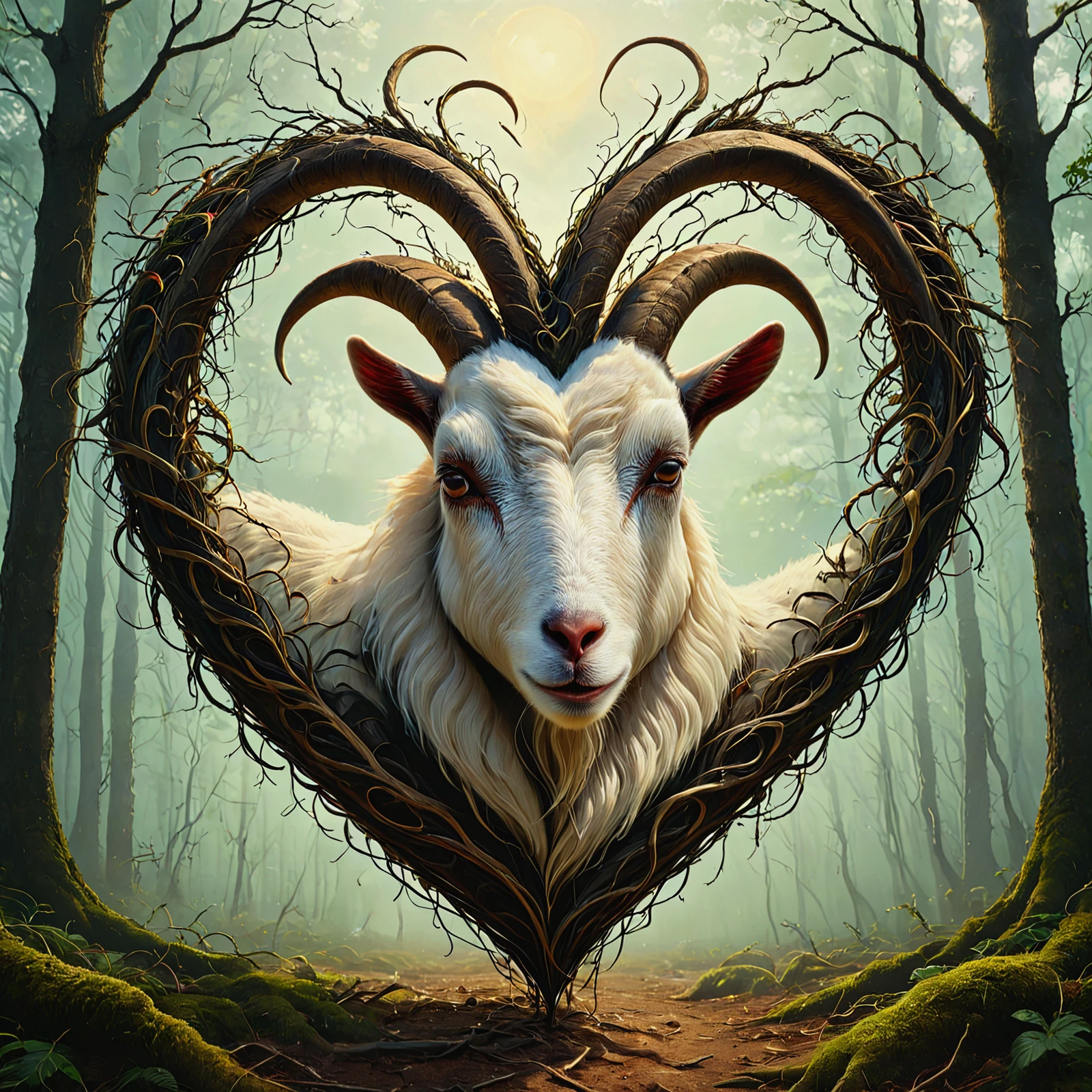 A goat face in a heart.

<lora:HeartFace01_CE_SDXL_64x32x180x2bOT:0.8>
hrtfcCE style