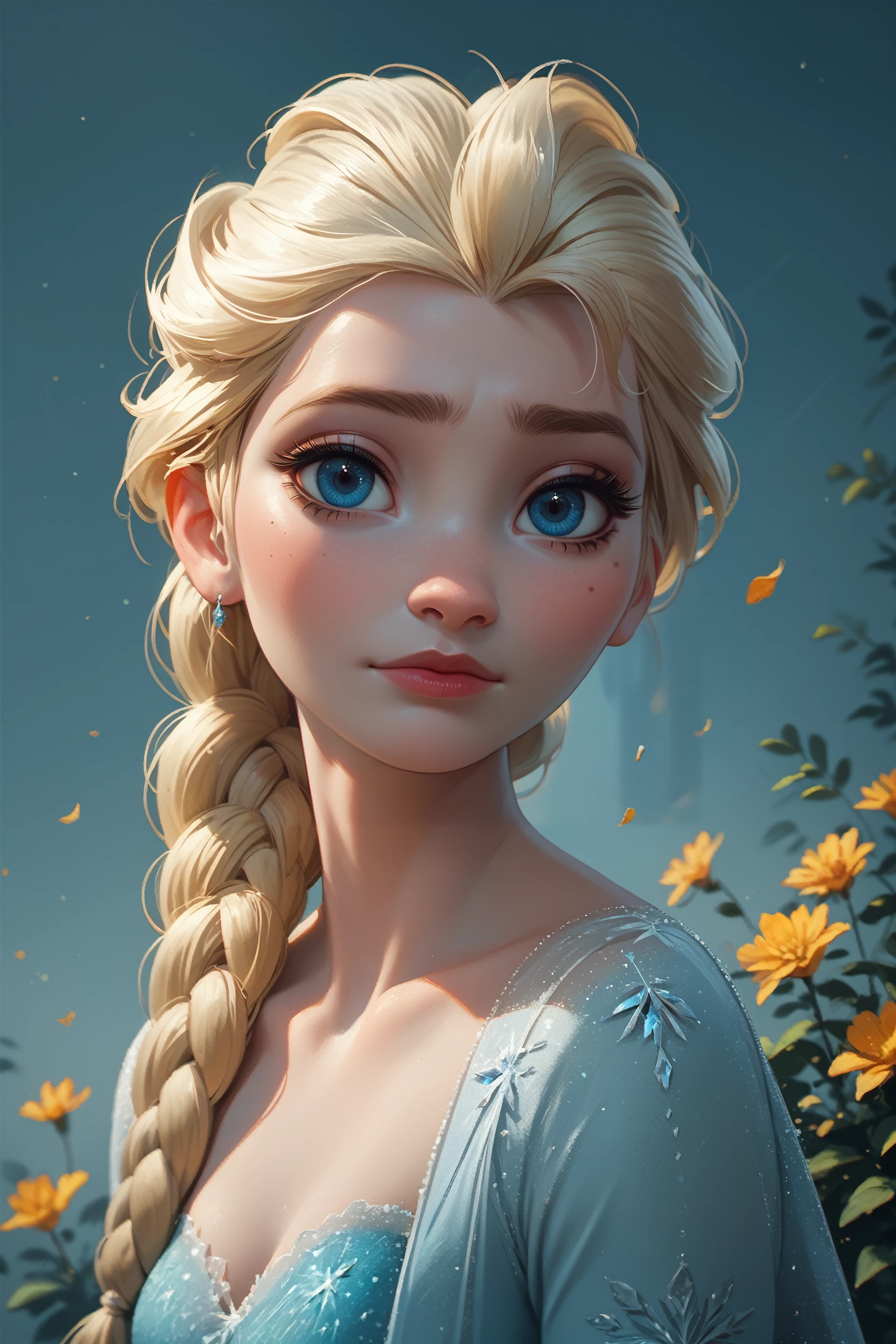 score_9, score_8_up, score_7_up, score_6_up
<lora:DisneyElsa:1.0>
DisneyElsa, 1girl, blonde hair, blue eyes, braid, looking at viewer, portrait