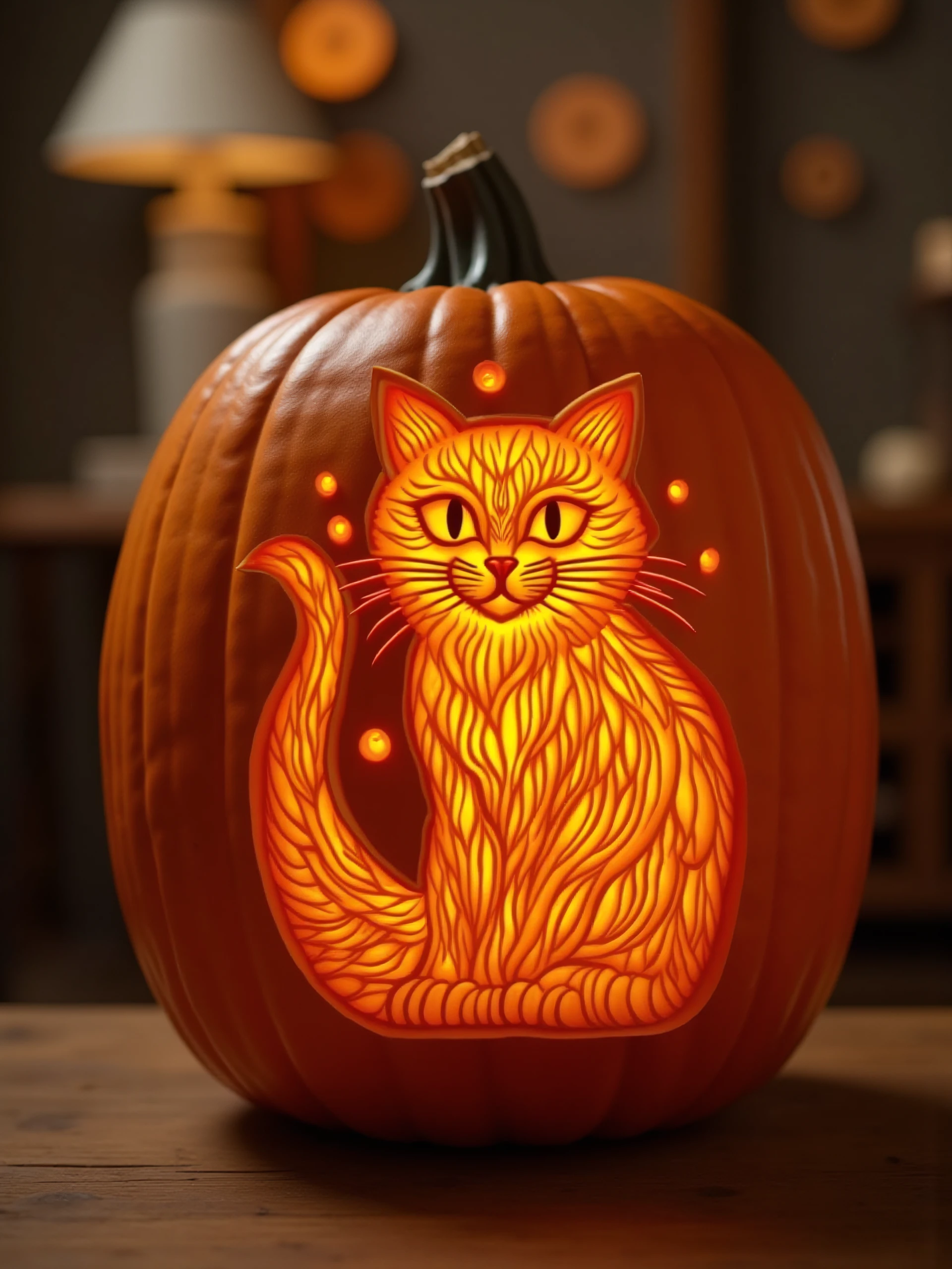 pumpkarv, pumpkin art, pumpkin carving, cute cat