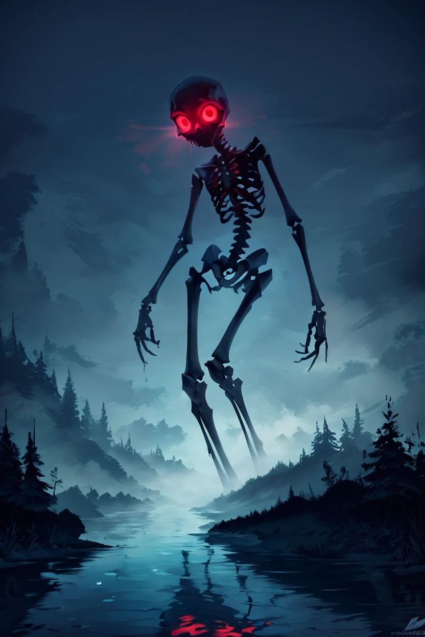 score_9, score_8_up, score_8,  ,,,  zzGiantSkeleton, 1girl, solo, red eyes, outdoors, glowing, glowing eyes, silhouette, dark, giant, fog ,,, <lora:Giant_Skeleton_PDXL_v1:0.8>,  ,,, embedding:zPDXL,  <lora:CatalystStylePDXL:0.6>,  <lora:SDXLFaeTastic2400:0.5>,