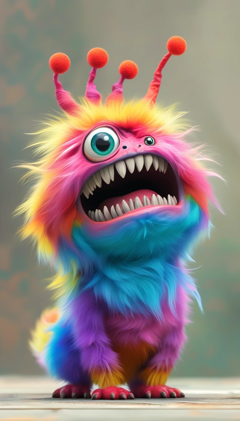 colorful pet monster