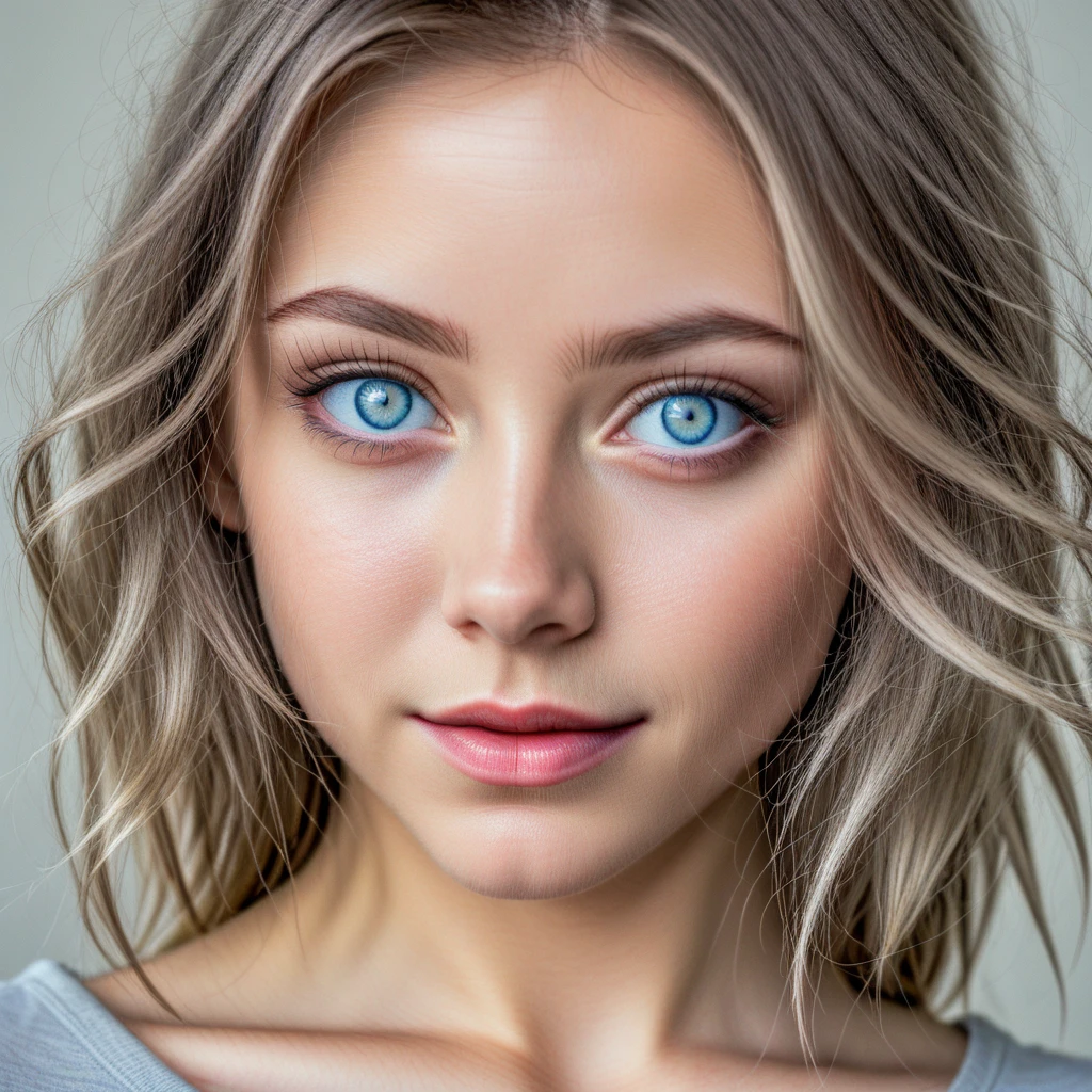 beautiful girl , beautiful blue eyes, No panties
