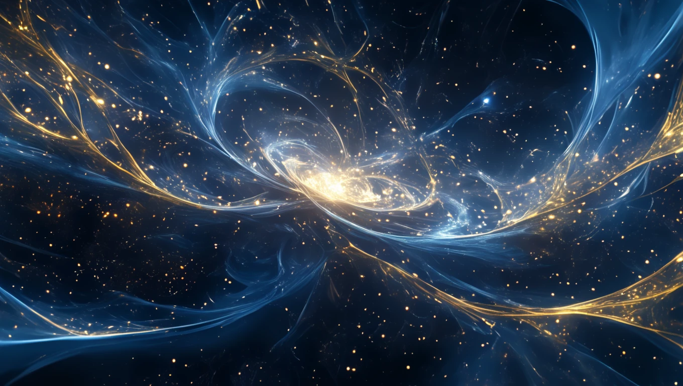 cosmic tapestry, threads of consciousness, swirling galaxies, soft light, deep blue space, ethereal glow, 3D render, wide shot  <lora:artfullyTOL:1>, arttl, masterpiece, (figure, soul),