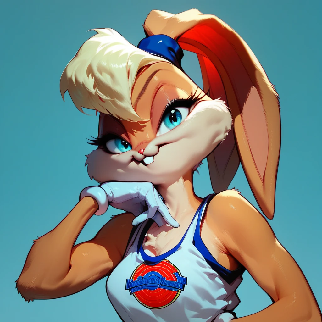 score_9, score_8_up, score_7_up, score_6_up, score_5_up, score_4_up, lola bunny, furry female, playing a game at a retro arcade