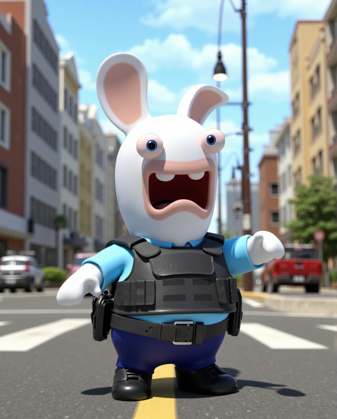 LapinsCrétins1024, a rabbit as hulk, highly detailed, attack on titan, photography, ultra sharp, film, professional, 64k <lora:LapinsCrétins1024:0.8>
