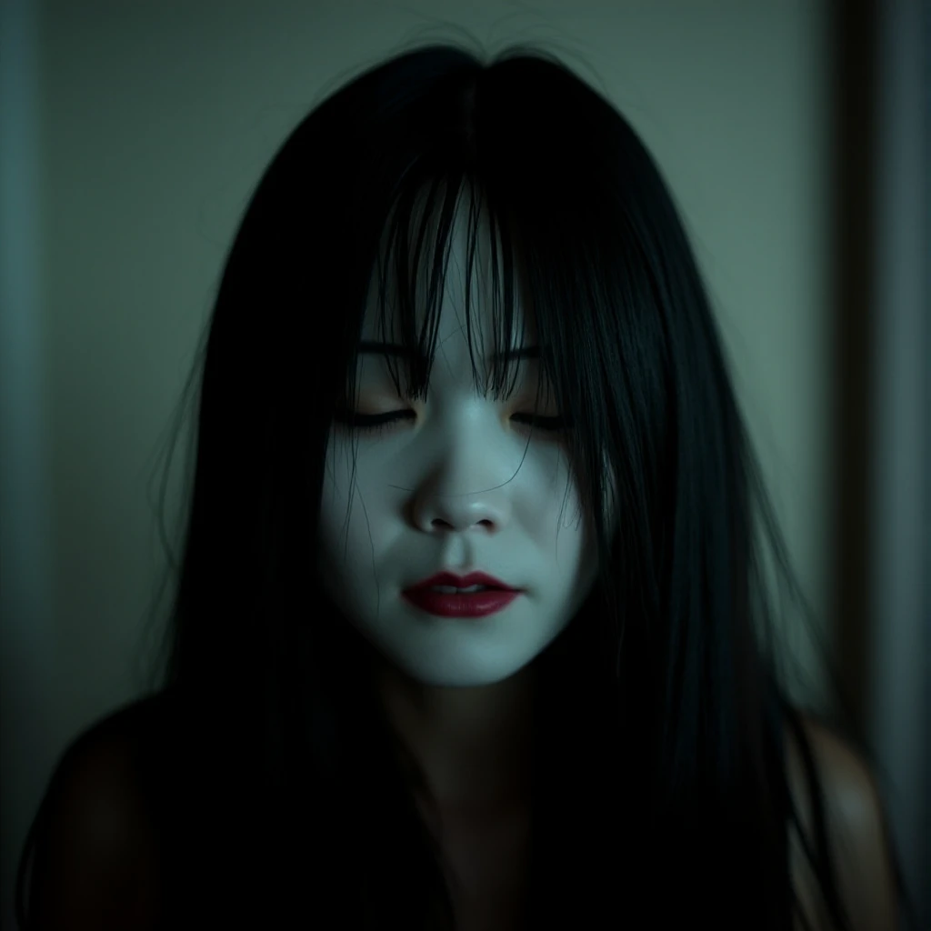 cinematic film still of  <lora:Halloween style v1:0.8>
sadako kayako a asian pale skin woman with a white face and black hair
In Halloween style , shallow depth of field, vignette, highly detailed, high budget, bokeh, cinemascope, moody, epic, gorgeous, film grain, grainy