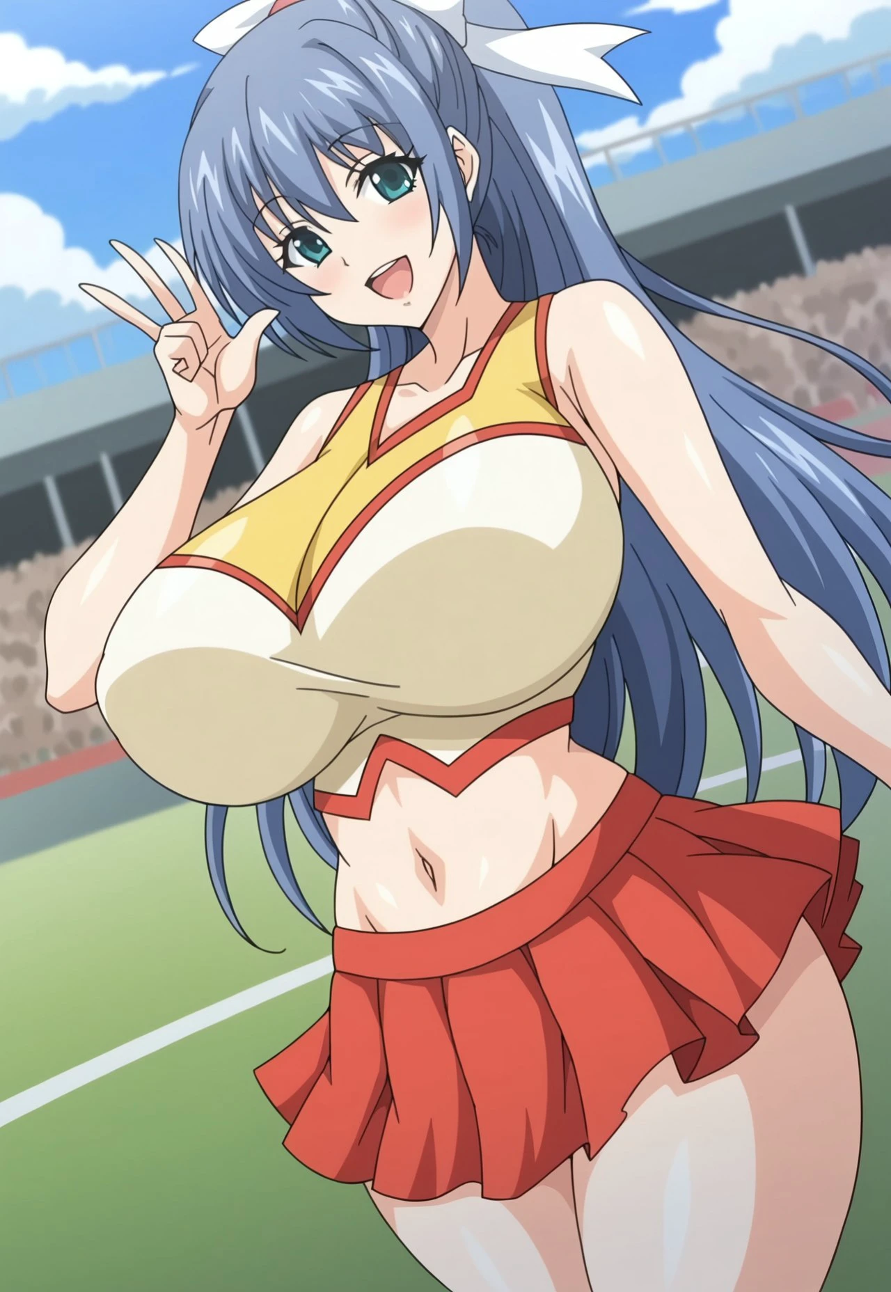 Chieri Shizukuishi (Paizuri Cheerleader VS Sakunyuu Ouendan!) - Pony xl