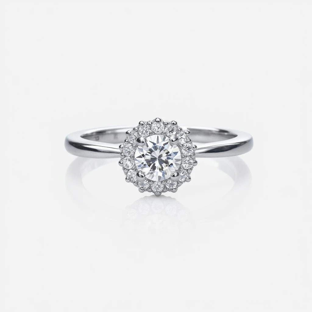 flower diamond ring,