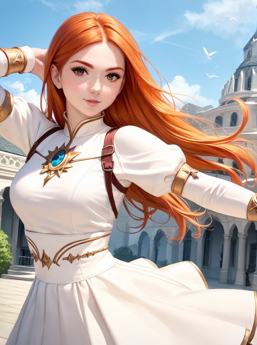 safe_pos, masterpiece, best quality, highly detailed, high-resolution, score_9, score_8_up, score_7_up,  feeh, redhead_girl, 1girl, detailed face, detailed eyes, long hair, fully clothed, upper waist view, looking at the viewer, dynamic pose, action scene <lora:feeh-v1.0:1>