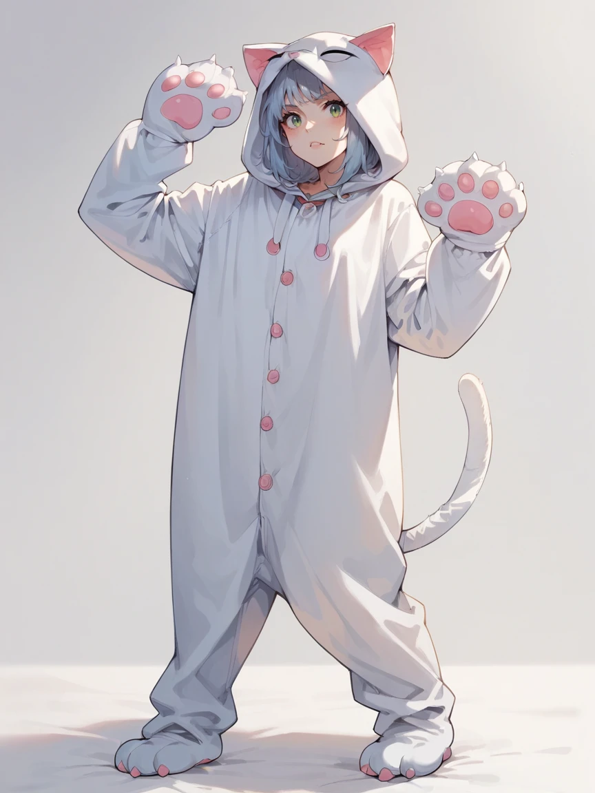 score_9, score_8_up, score_7_up, score_6_up, score_5_up,  <lora:KittyonesieXLP2:0.7> kitty onesie, animal costume, hood, tail, solo, 1girl, cat costume,