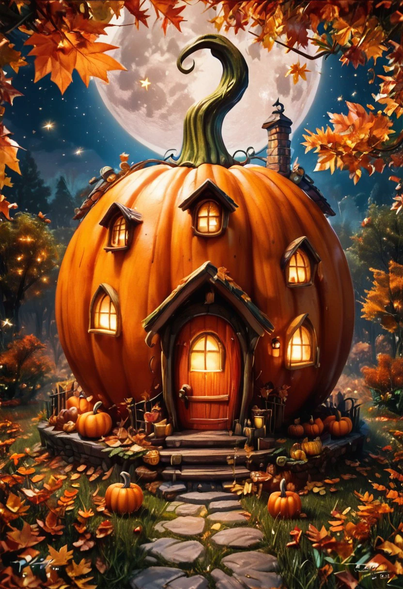 score_9, score_8_up, score_8,
🎃
zzPumpkinHouse, starry sky, moon, leaf,  grass, jack-o'-lantern, autumn leaves ,
🎃
zPDXL