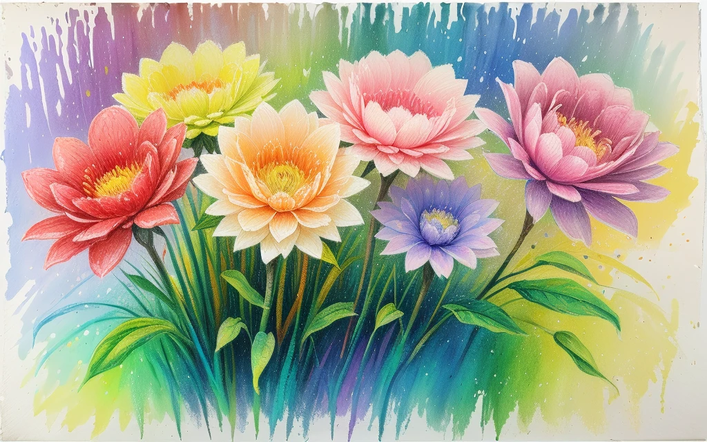 best quality,masterpiece
Anconitum flowers
 <lora:oiilpastel_V02:1>  oiilpastel,traditional media, soft color, sketch brush stroke, oil pastel drawing,