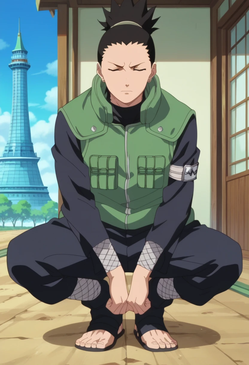 score_9,score_8_up,score_7_up,score_6_up,masterpiece, full body, 1boy, Shikamaru a determined konoha shinobi, sm_an_stl ,source_anime, anime screencap, anime, animification,
<lora:add-detail-xl:1> ,<lora:Shikamaru:1>, <lora:Smoother_Anime_Screencap_Art_Style_Pony_LORA:1>, ,Perform a series of challenging yoga poses while maintaining perfect balance,Tower of Silence India