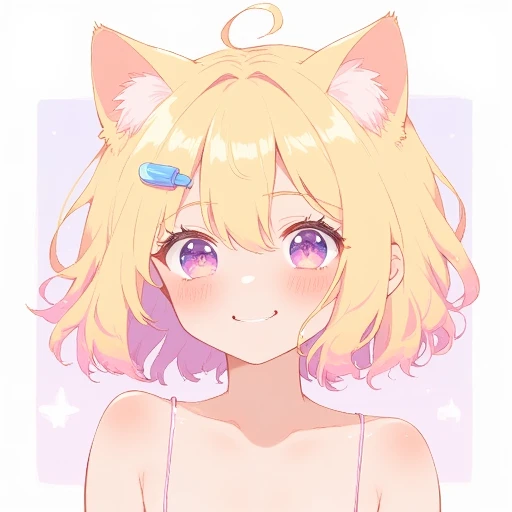 Snow Leopard Girl,Pink Eyes,Yellow long hair,Beige leopard ears,Beige leopard tail,Black leopard print,Beige leopard fur,,,Flower Hairpin,Beaded Bracelets,classroom,morning,White sunlight,View your viewers,smile,Excited face,Apply blush all over the face,Draw the whole body，Hairy all over，Completely naked，Naked，Naked，Completely nakedのまま，Embarrassed expression，Full Body，Bullying，Bullyingられっ子，Being bullied，Sexual violence，