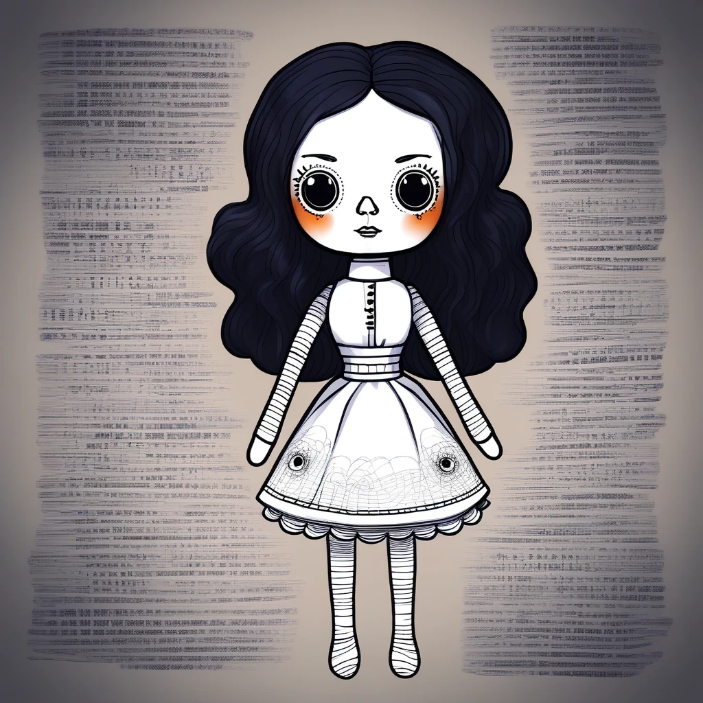 Haunted Doodle Doll