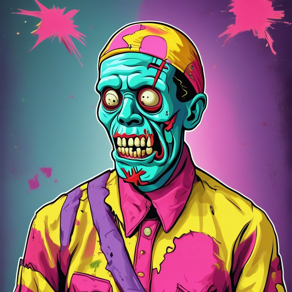 NFT POP ART Zombie