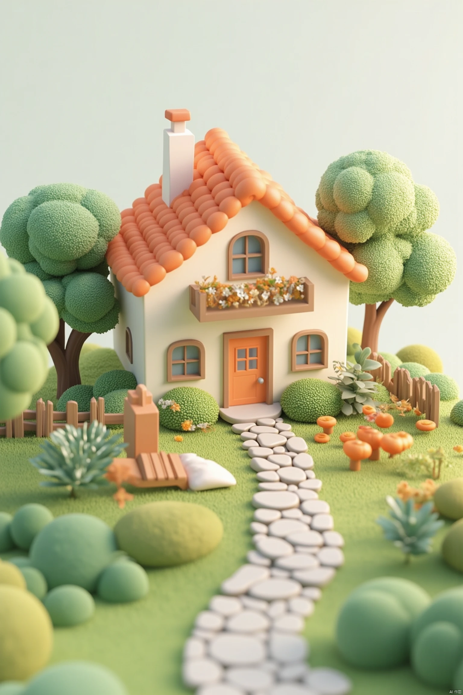 micro landscape,house