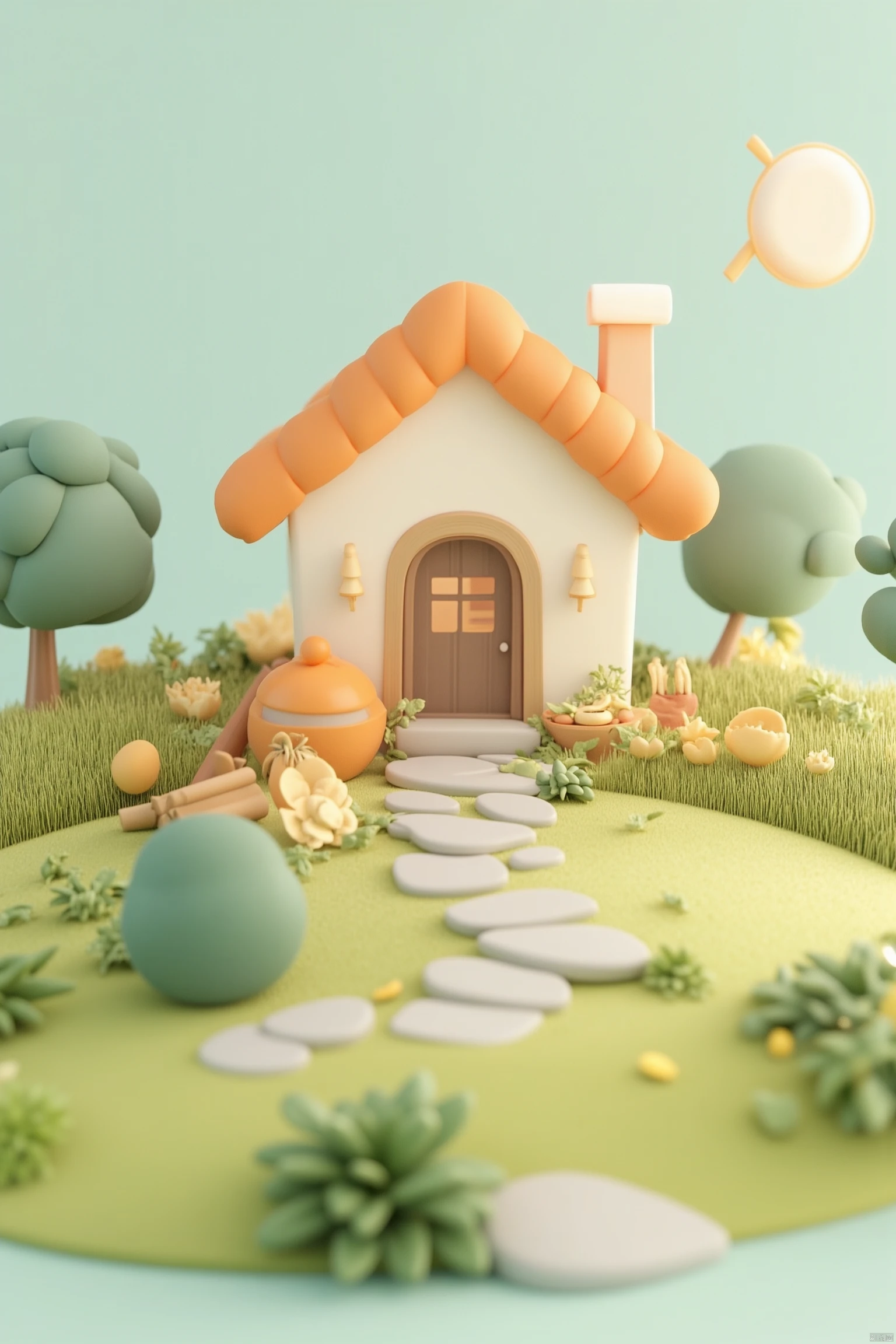 micro landscape,house