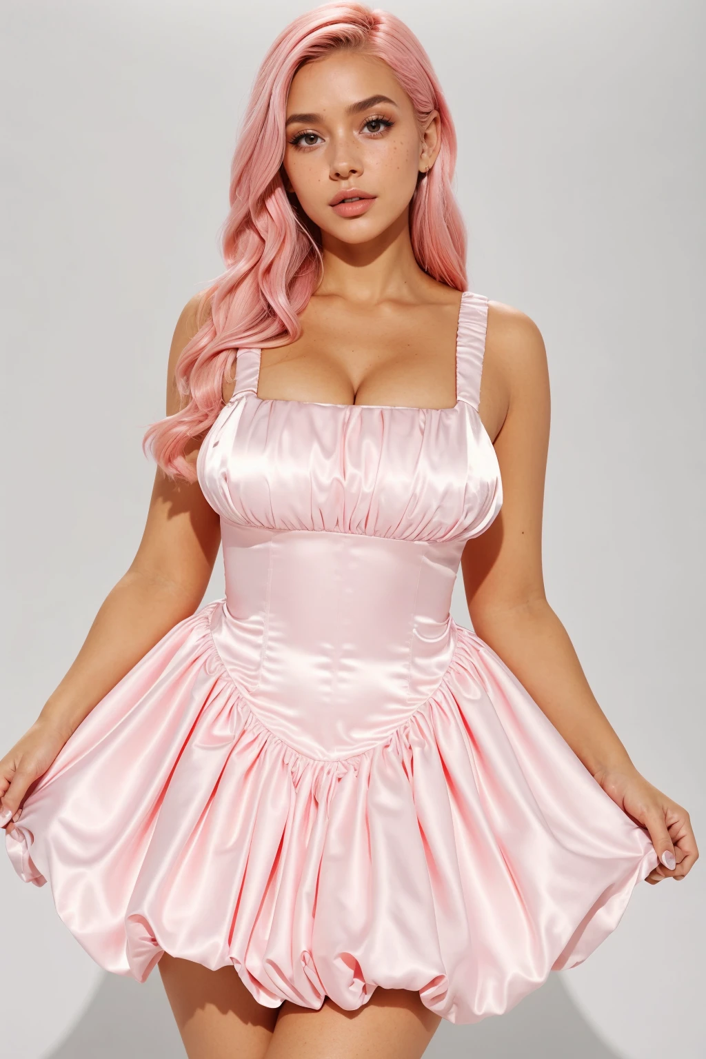 Satin Bubble Dress v1.0
