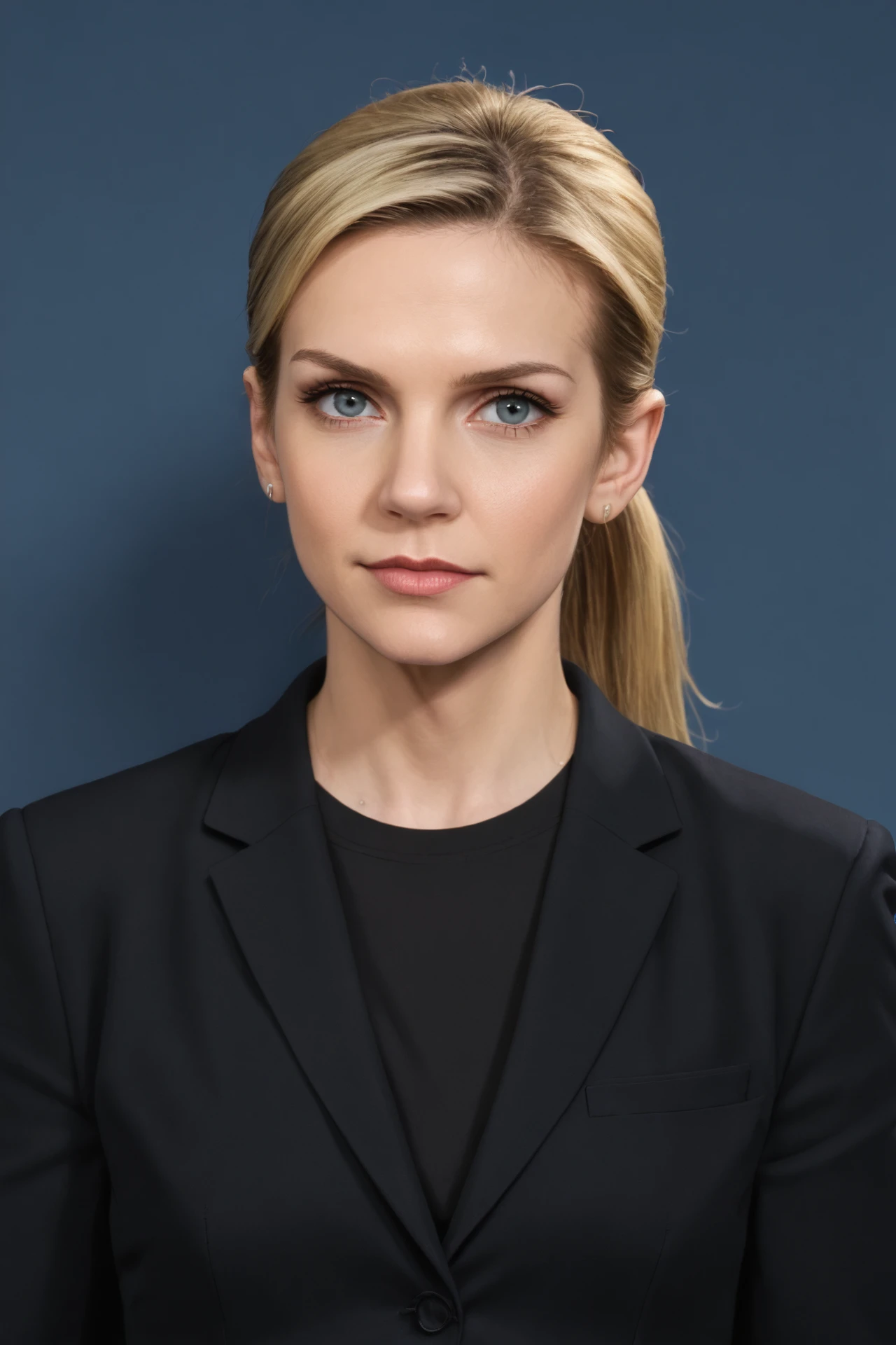 abstract portrait, woman, rheaseehorn, face, blonde hair, black shirt, formal, cinematic, ponytail,
<lora:RheaSeehorn_PDXL_v1:1>