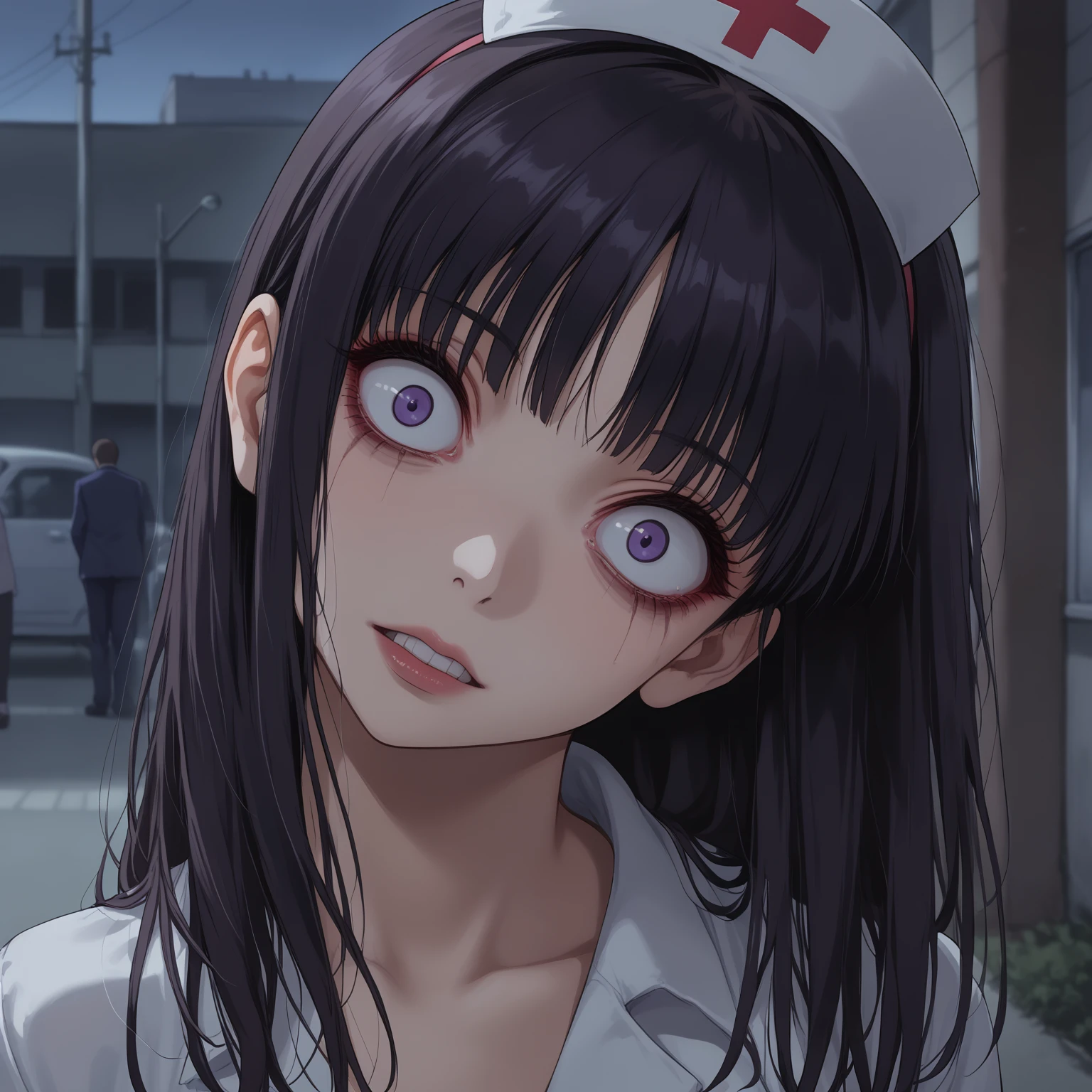 Normal and creepy head tilt slider (request)