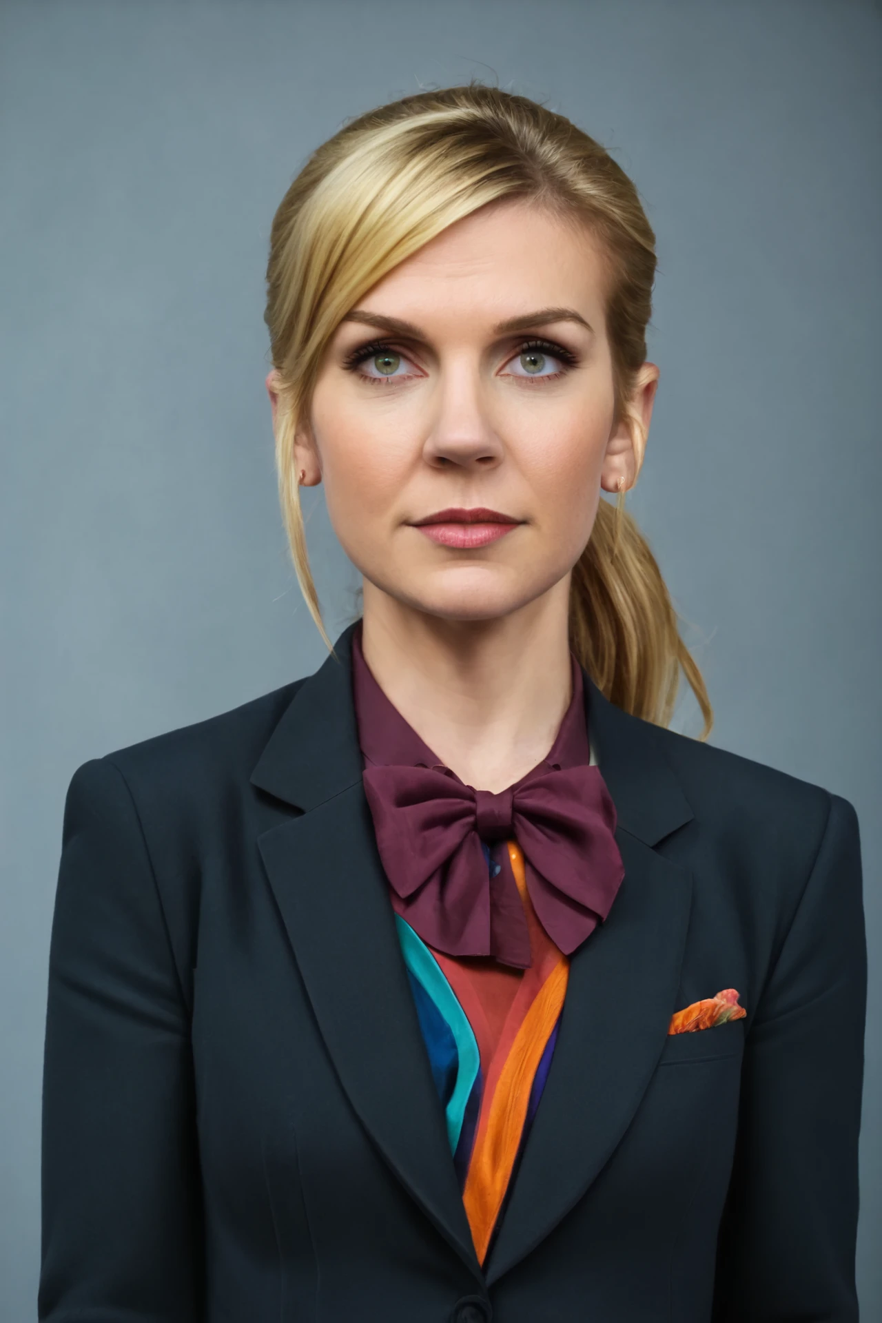 realistic portrait, woman, rheaseehorn, face, blonde hair, business suit, formal, cinematic, ponytail,
<lora:RheaSeehorn_PDXL_v1:1>