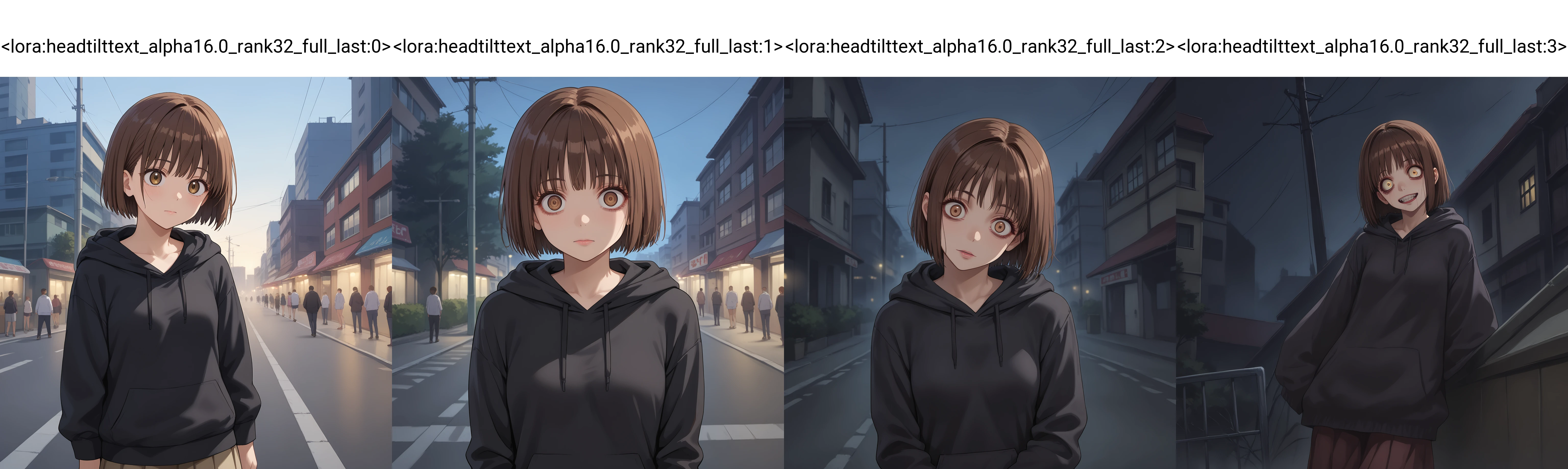 Normal and creepy head tilt slider (request)