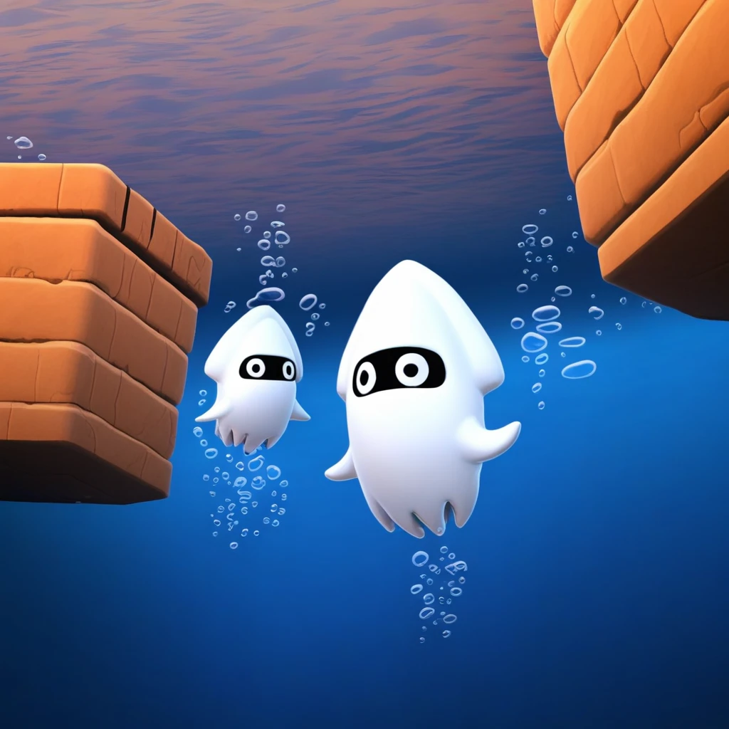 Blooper/ super mario series Blooper/ Super mario seri