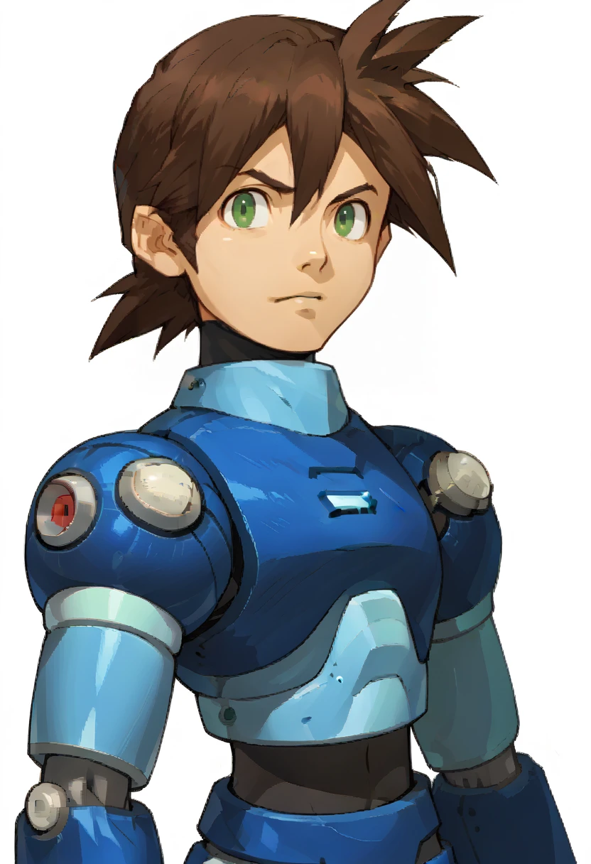 score_9, score_8_up, score_7_up, source_anime, 1boy, solo,
<lora:zs_SMTIVPortraitsXL_2:1> smtivportraits, portraits, white background
<lora:Rock_Volnutt_Mega_Man_Legends_for_PonyXL:1> m3g4m4n, male focus, brown hair, green eyes, solo, android, hair between eyes, blue armor