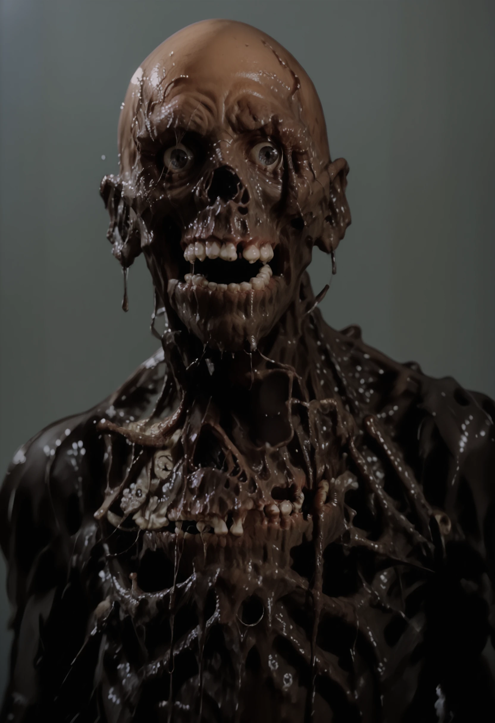 (masterpiece:1.2), (best quality:1.2), (photorealistic:1.4), (intricate:1.2), (ultra realistic:1.2), high res, photography, photorealistic, raw photo, hyperrealism, 8k, (hdr:1.4), analog style, portrait, disgusting body horror person, <lora:BodHor-V1:0.8>, (abandoned building:1.4, at night, darkness), (highly detailed background:1.4), shallow depth of field, subsurface scattering, best shadow, dimly lit, (sharp focus:1.2), flashlight <lora:flashlight_v10:1>