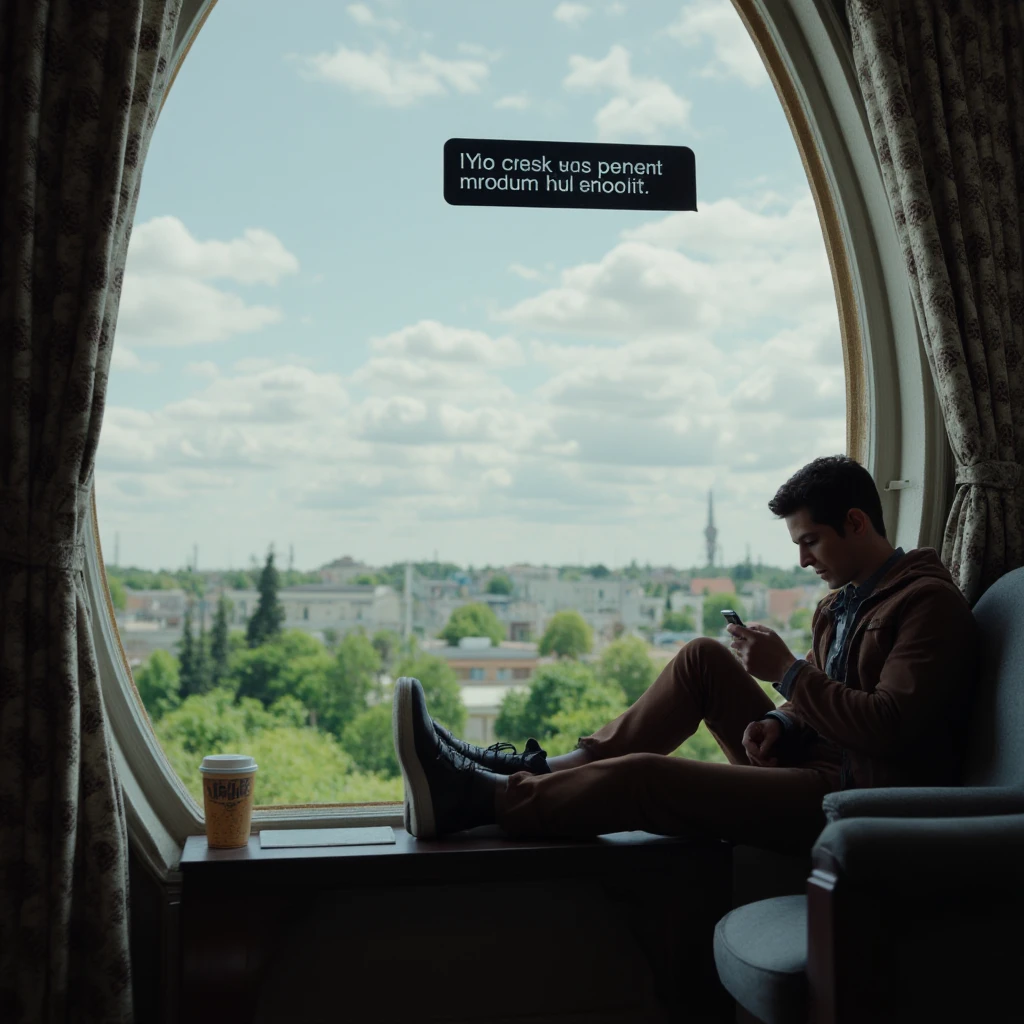 Text message on screen bubble (cinematic style) XL + F1D