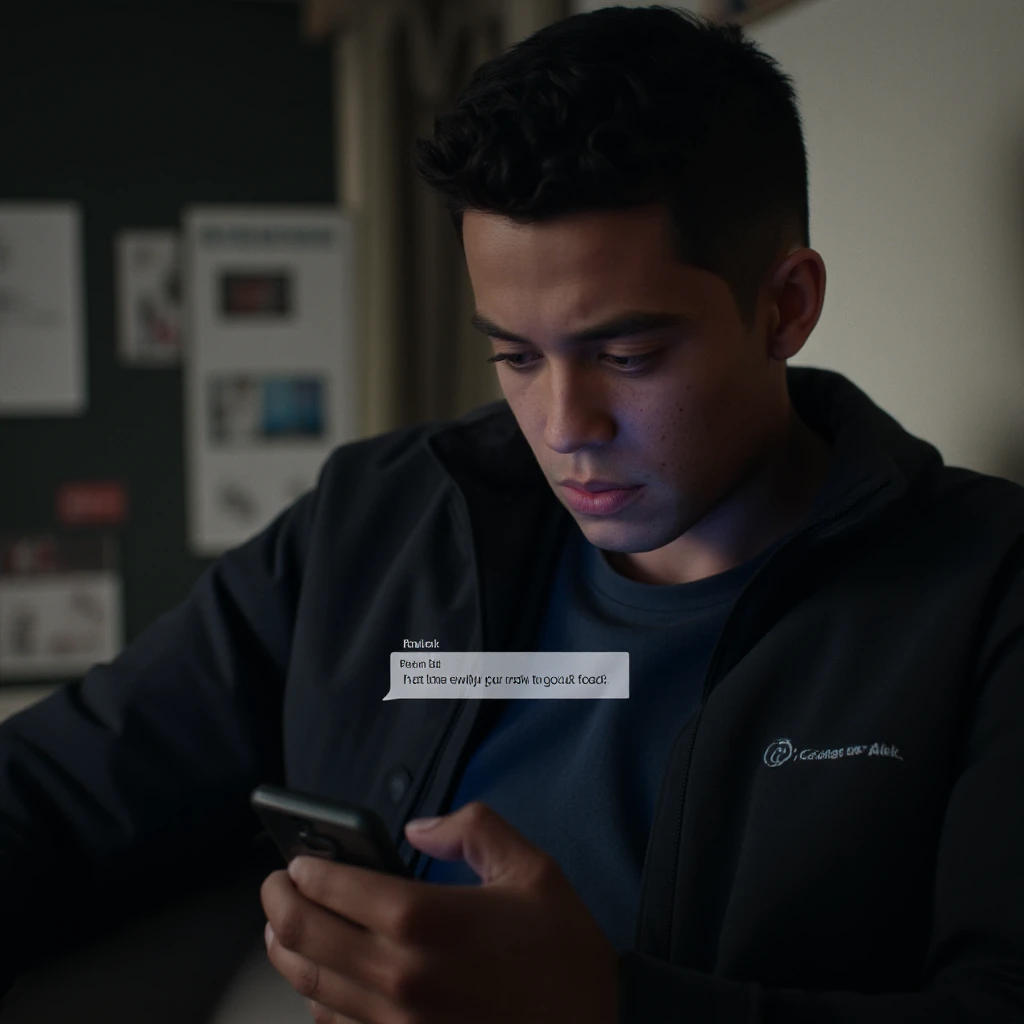 Text message on screen bubble (cinematic style) XL + F1D