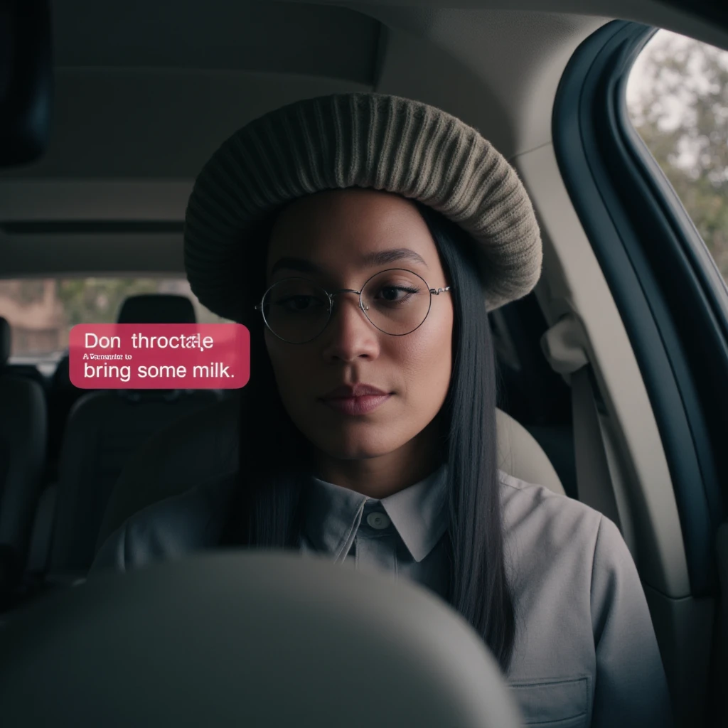 Text message on screen bubble (cinematic style) XL + F1D