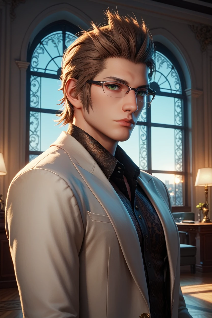 score_9, score_8_up, score_7_up,
<lora:FFIgnis:0.8>
FFIgnis, 1boy, brown hair, green eyes, glasses, looking at viewer, in a modern high-rise apartment, wearing a sleek tuxedo, overlooking a bustling city at night, floor-to-ceiling windows, high contrast lighting, elegant and refined