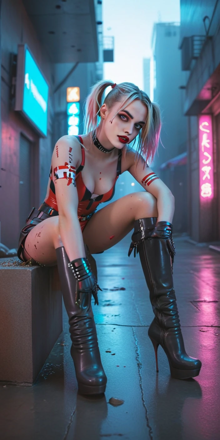 quiron_Harley Quinn with boots
