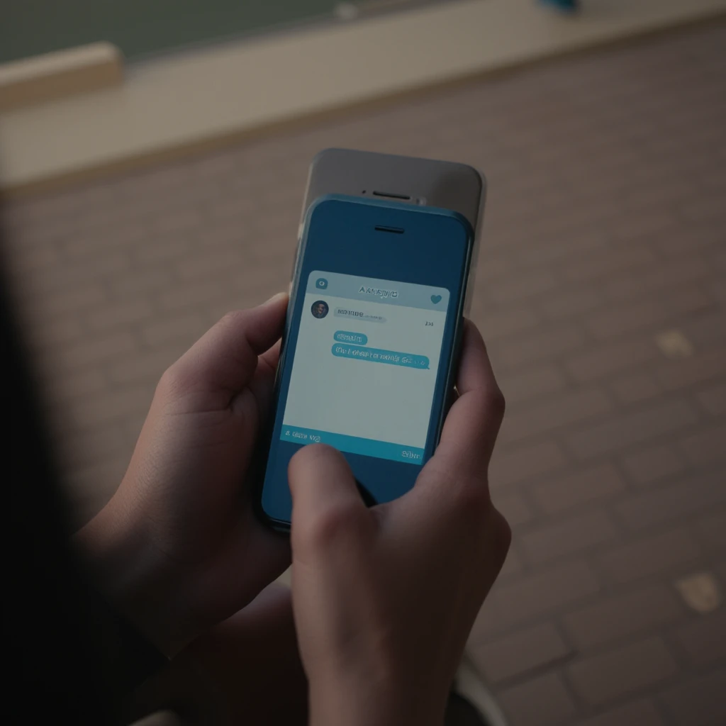 Text message on screen bubble (cinematic style) XL + F1D