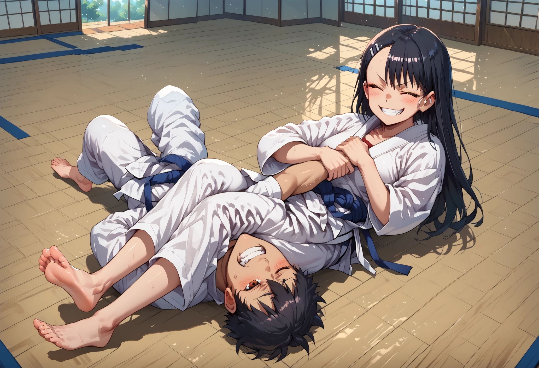 Armbar Concept (Wrestling Hold) - | pony | & | Illustrious - 2 Views Pony v1.0 (older )
