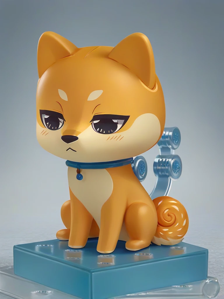 <lora:MEME_Doge-PONY:0.8> (cheems), animal focus, half closed eyes, black eyes, sitting, shiba-inu, faux figurine, full body, platform, figure, chibi <lora:Nendoroid_pdxl_Incrs_v1:0.8>, score_9, score_8_up, score_7_up, score_6_up,